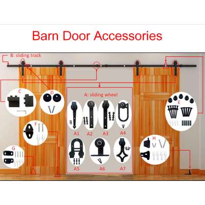 Rustic Sliding Door, Barn Door Accessory